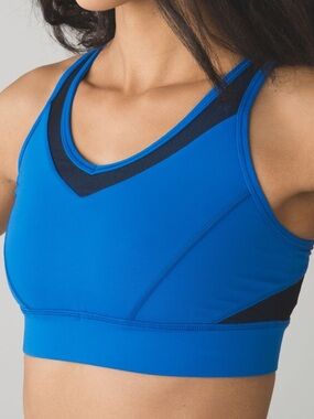 Lululemon - Strap it like it’s Hot Bra - Size 8 - Lakeside Blue